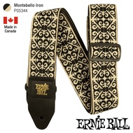 ERNIE BALL® P05344 Montebello Iron Guitar Strap สายสะพายกีตาร์ 3in1 ลวดลายศิลปะ สำหรับกีตาร์โปร่ง/กี