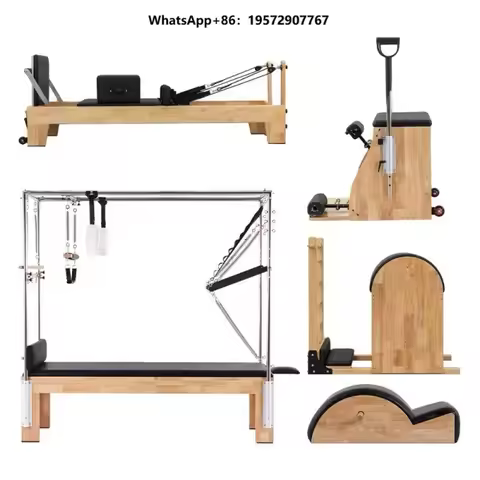 Gym Fitness Yoga Body Foldable Reformer Pilates Wooden Pilates Reformer Pilates Tower Elevated Bed