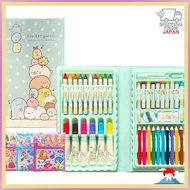 Sumikkogurashi book-shaped stationery set with 42 types of drawing set stationary + 1 sheet of stickers for girls. Drawing set, drawing bag, colored pencils, crayons, stationery set, Sumikko gurashi, Sumikko, Shirokuma, Penguin? Tonkatsu, Cat, Lizard 1