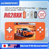 ANBERNIC RG28XX Handheld Game Console 2.83-inch 640*480 IPS Screen Linux System Support TV-HDMI-Outp