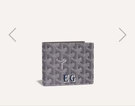 Goyard 灰色短款銀包