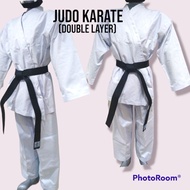 JUDO KARATE UNIFORM WHITE OPEN TYPE