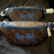 Tas pinggang coach original bahan kulit