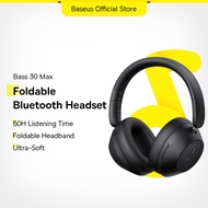 Baseus Bass 30 Max Wireless Bluetooth -30dB Passive Noise Cancellation Headphone With 2 ENC Mics Pow