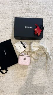 Chanel Mini Vanity Case with Pearl 2022限量款 珍珠小廢包 小盒子 櫻花粉色