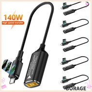 BORAG DC to Type-C Converter, USB-C Output 5V 9V 15V 20V Input Charging Cable Adapter, Digital Displ