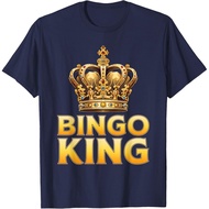 Bingo King Funny Bingo Player Casino Bingo Men T-Shirt Mans