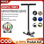 Pompa PCP pressure Guage 4500/6000 Psi Murah Kompresor PCP 6000 Psi Tungsten Steel 4 Stage Pump Pom