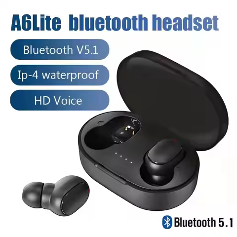 Original A6S TWS Headset Wireless Earphones Bluetooth Headphones Sport Stereo Fone Bluetooth Earbuds