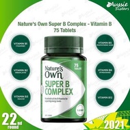 澳洲 Nature's Own Super B Complex - Vitamin B - 75 Tablets 維他命B群75粒
