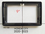 กรอบจอแอนดรอยด์ หน้ากากวิทยุ หน้ากากวิทยุรถยนต์ HONDA CITYปี 2021+2023สำหรับเปลี่ยนจอ Android 9"