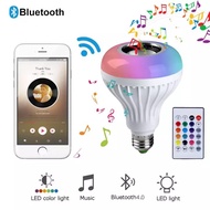 Wireless Bluetooth Speaker LED Light RGBW E27 12W RGBW E27 Smart LED Music Light BulB
