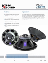 PS LF18X400 Subwoofer Speaker Driver 18 inch