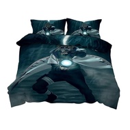 LZD ใหม่ ชุดเครื่องนอน ผ้าปูที่นอน ปลอกหมอน ผ้านวม ลายนารูโตะ Akatsuki Uchiha Itachi ซักทําความสะอาด