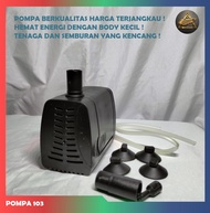 PROMO MURAH POMPA 103 POMPA KOLAM IKAN POMPA 103 NAIK 16 METER POMPA 1800 LITER PER JAM POMPA AIR HIDROPONIK POMPA KOLAM KECIL POMPA AQUARIUM BESAR FILTER AQUARIUM FILTER KOLAM IKAN KOI FILTER POMPA AIR LAUT MARINE