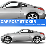 for 350Z 2003-2009 Carbon Fiber B Pillar Cover Sticker Window Goalpost Decorative Paste Car Accessor