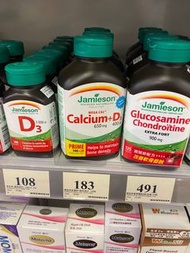 香港正貨 Jamieson Calcium + D3  鈣片 維他命 D3 骨骼健康 懷孕 母乳餵哺 補充品 增量裝 120粒 exp 28/2/2026  包郵