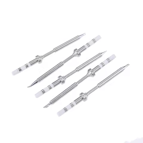 5pcs Mini Pencil Soldering Iron Tips Replacement ST-I/BC2/KU/J02/D24 for Pinecil Micro Soldering Iro
