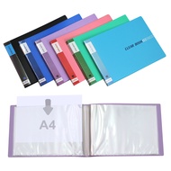 Document File Catalog Display A4 Size 20 Compartments Horizontal (Clear Book Model) PL-501Q