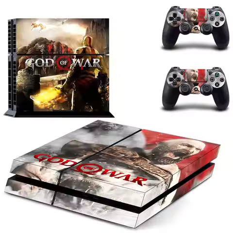 God of War PS4 Stickers Play station 4 Skin PS 4 Sticker Decal Cover For PlayStation 4 PS4 Console &