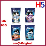 FELIX Party Mix 60G / Play Tube 50G Cat Snack/ Cat Treats/ Cat Stick/ Makanan Kucing