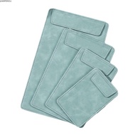 JUNMPER2R 1pc File Folder, PU Leather A4/A5/A6/A7/B5 Menu Wine Holder, Durable Suede with Pen Insert