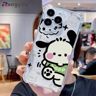 Cartoon Cute Pochacco Phone Case For Samsung Galaxy S25 Plus Ultra S25+ A36 A16 A06 M35 M55 F55 C55 