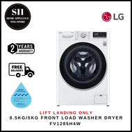 LG 8.5KG/5KG FRONT LOAD WASHER DRYER  FV1285H4W - 2 YEARS LOCAL WARRANTY *FREE INSTALL AND DISPOSE*