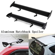 Car Racing Hatchback Spoiler GT-Style Rear Trunk Wing Tail No Perforation Required  Adjustable Alum