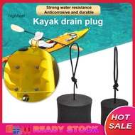 [Ready Stock] Kayak Drainage Solution 4pcs Kayak Drain Plugs with Lanyard Essential Water Retaining Plug for Kayak Scupper Holes Top Quality Kayak Accessories for Sale