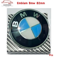 MESIN Emblem Logo 74mm Trunk Hoodbmw Engine Hood Logo bmw Original 74 MM OEM
