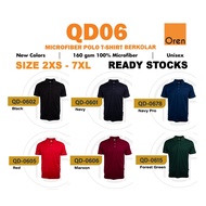 TSHIRT Microfiber Quckdry Plain Berkolar QD06-BLACK QD0602/NAVY BLUE QD0601/NAVY PRO/RED/MAROON/FORE