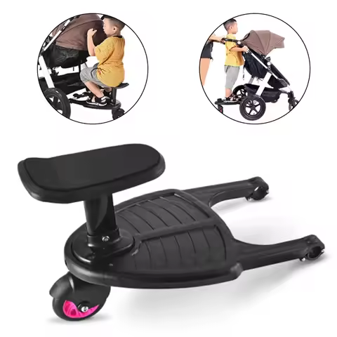 Twins Baby Stroller Pedal Adapter Stroller Accessorie Second Children Auxiliary Trailer Twins Scoote