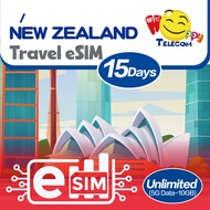 Happy Australia / New Zealand eSIM - 10-30วัน 5-15GB ข้อมูลแบบเติมเงินสำหรับการเดินทาง (4G)