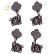 Guitar Vintage Open Bass Guitar Tuning Key Pegs Machine Heads Tuners 2L2R for 4 Strings Bass