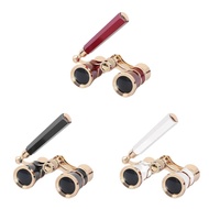 PCF* Classic Retro Opera Glasses Binoculars Metal Body Optical Lens Theatre  Retro Design Women Girl