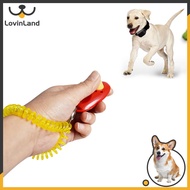 Lovinland Pet Dog Training Clicker Portable Dog Button Clicker Sound Trainer Pet Train Tool Wrist St