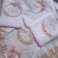 Sulam pattern border frame floral border brother design sulam 4x4 5x7