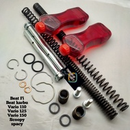 PAKET HEMAT SULING SET+PER SHOCK+OLI SHOCK DEPAN HONDA BEAT FI BEAT KARBU VARIO 110/125