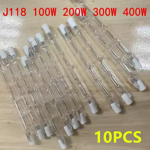 1/2/5/10PCS R7S J118 100W 200W 300W 400W LED Glass Tube COB Light Bulb High Power Corn Lamp Replace 
