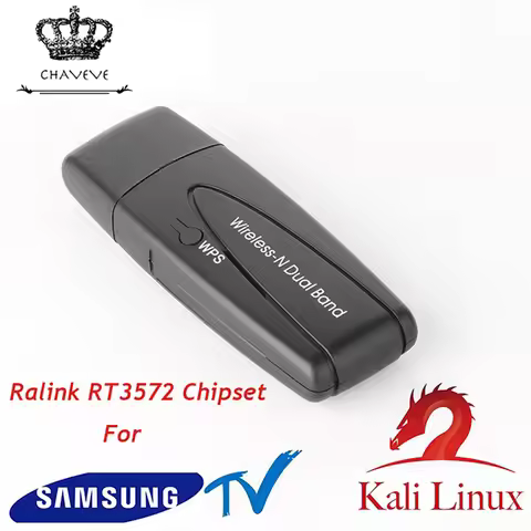 Using RT3572 chipset 300M wireless LAN adapter dual-band wireless card WiFi adapter Dongle For Kali 