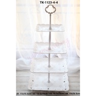 TK-1123-4-4 Cupcake stand cake tier rectangular dessert table (tk)