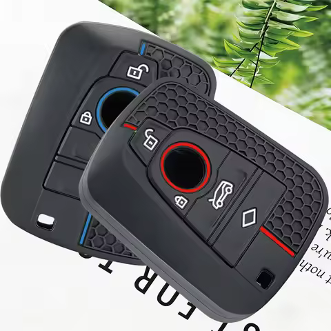 Premium Soft Silicone Car Key Case Cover Protective Case Cover for BMW I3 I8 Series 2014 2016 2017 A