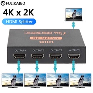 4K 2K 4 in 1 HDMI Cable Splier HD 1080P Video Switcher Adapter HDMI-Compat Hub For PS4 Laptop Monitor PC TV Box Projecto