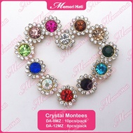 Sew-On Crystal Montees DA-8MZ (10pcs/pack) & DA-12MZ (8pcs/pack) / 12 warna