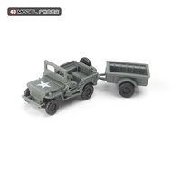 4D Assembled 1/72 US Army Multi-Purpose Off-Road Vehicle GP Willis Jeep Model Military Toy Ornaments