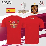 FIFA World Cup Supporter Jersey Football SPAIN Jersey Bola Sepak Adult