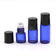 50pcs/lot 1ml,2ml 3ml empty roll on bottle essential oil bottle small glass essential oil roller bot