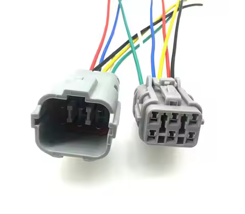 XG7061-1.8-11/21 MG640337-5 MG610335-5 waterproof black pa66 KET 6 Pin way male female Connector