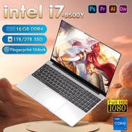 15.6" Intel Core i7 8500Y Laptop Computer PC Windows 11 Pro 16GB DDR 1TB SSD i7 Laptops game Fingerp